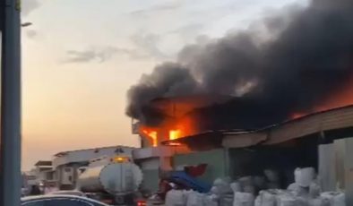 Adana’da geri dönüşüm fabrikasında yangın
